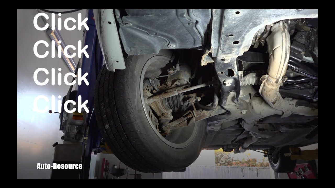 SUBARU Щелчок, стук при повороте