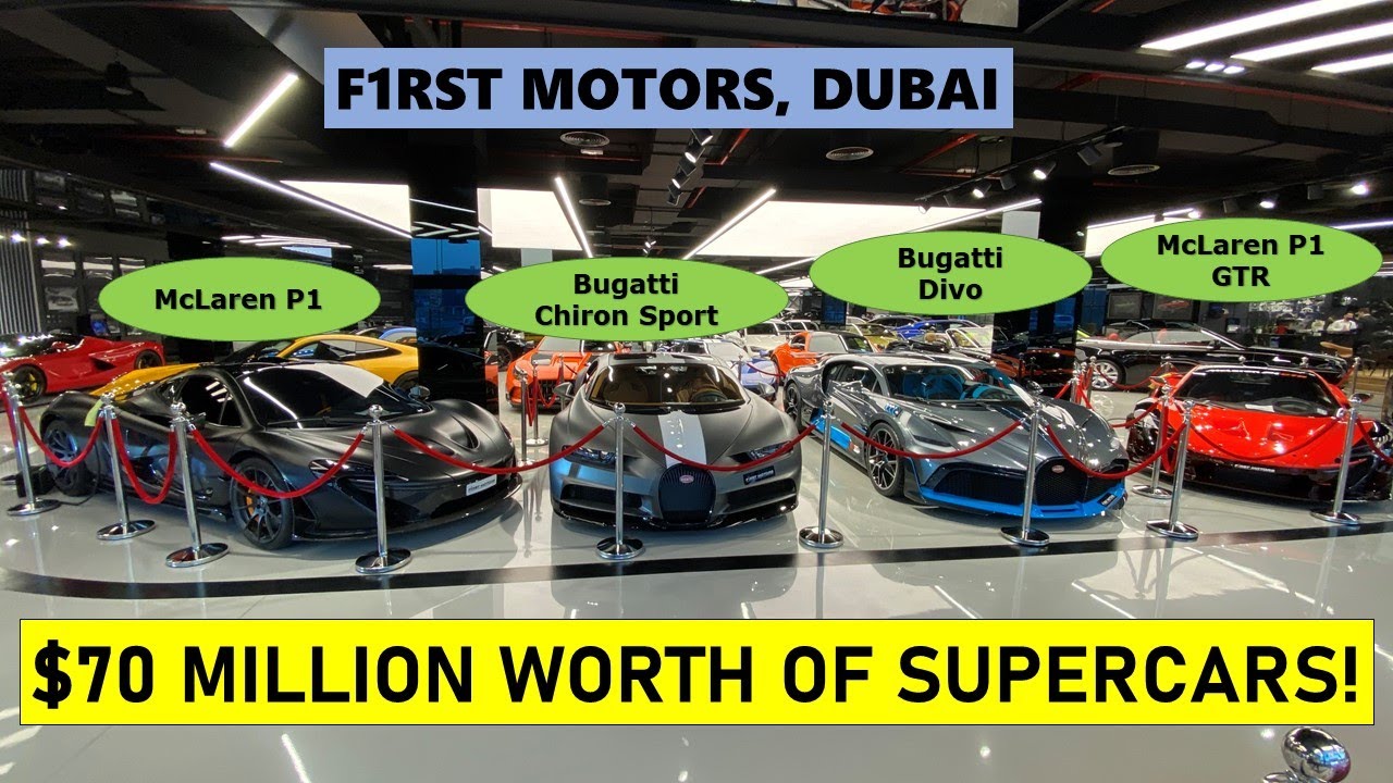 F1RST MOTORS DUBAI'S BIGGEST SUPERCAR COLLECTION | LAMBORGHINI SIAN