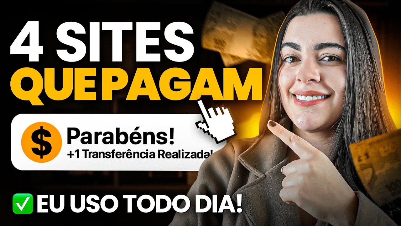 4 sites que eu uso para ganhar dinheiro em casa [Para Iniciantes]