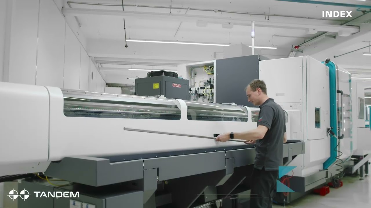 INDEX G220 Tornalama Merkezi ve MBL76 Çubuk Sürücü//TANDEM