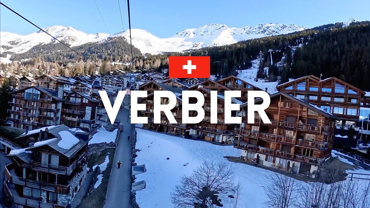 Una ciudad de ensueño en los ALPES Suizos - Verbier / Ideal para visitar y SKIAR