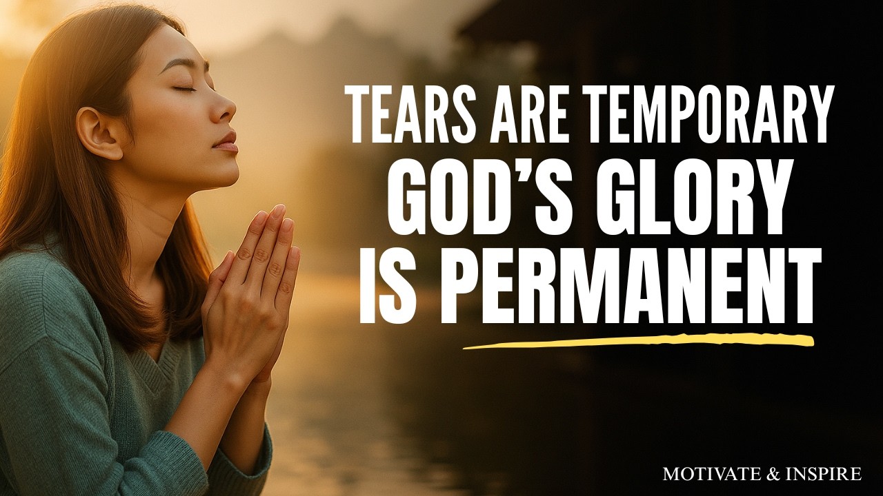 TEARS ARE TEMPORARY, GOD’S GLORY IS PERMANENT | THE PAIN WON’T LAST BUT GOD’S PROMISE WILL .