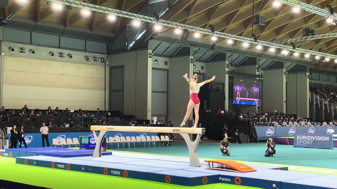 EK Turnen 2024   Finale Balk Louise Dupont
