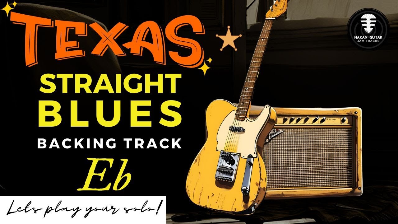 HALF STEP DOWN Texas Straight Blues backing track - Jam in Eb