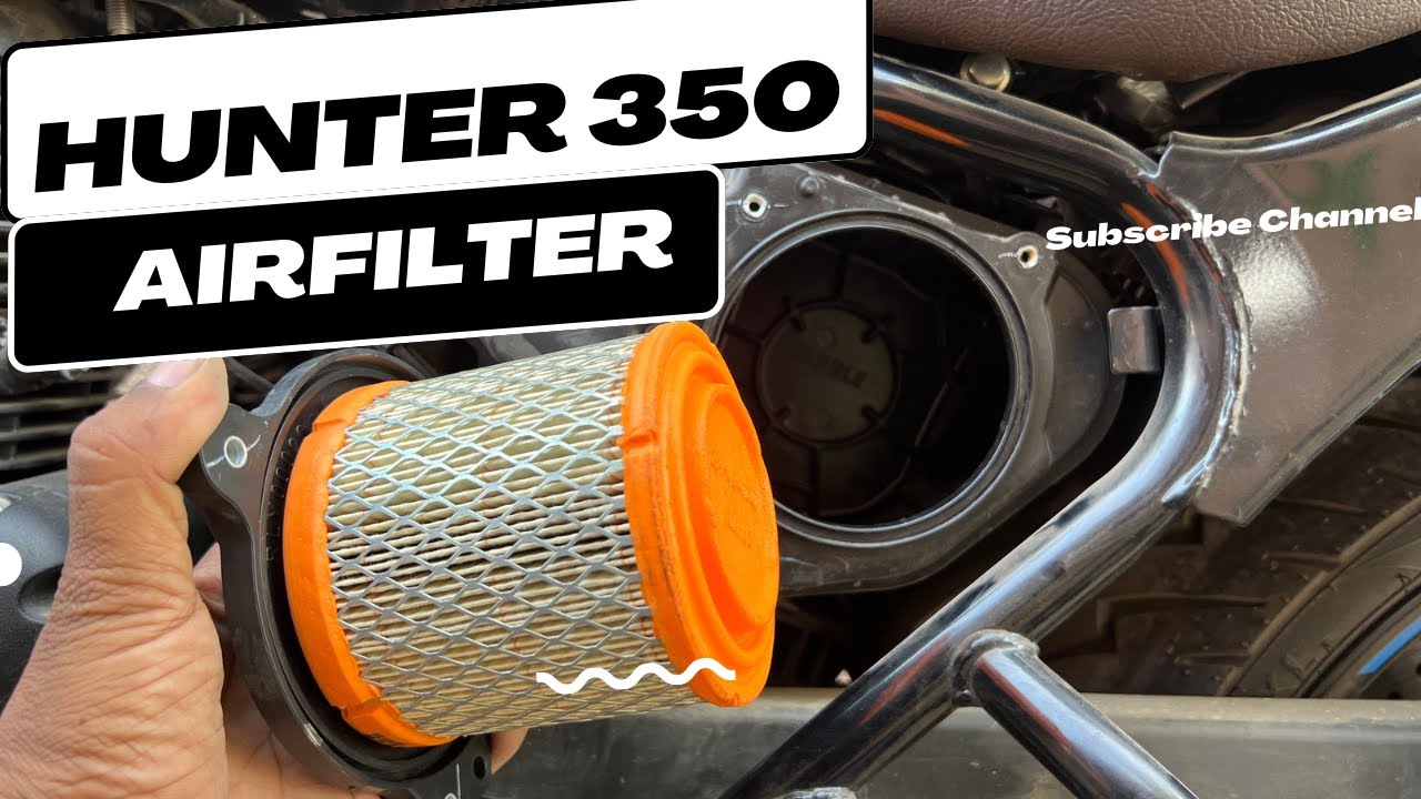 Royal Enfield Hunter 350 Air Filter | How to Check | How to Clean | How to Replace