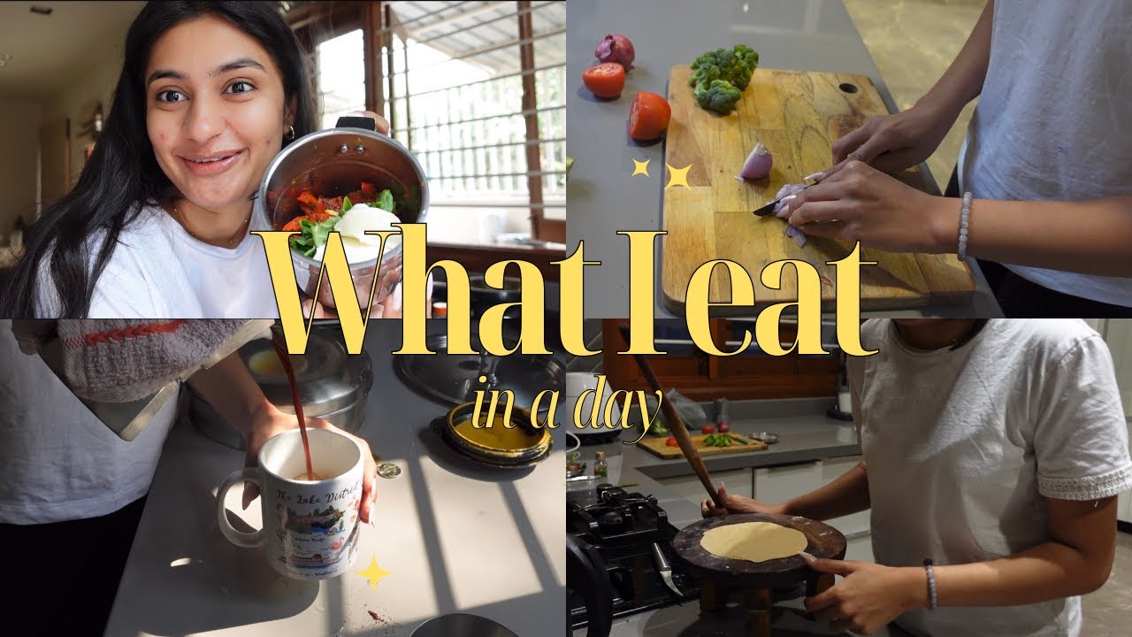 not a model WHAT I EAT + COOK IN A DAY | Delicious spicy Indian food