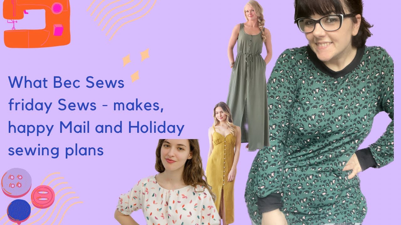 Friday Sews - holiday sewing plans, think pink unboxing and happy Mail