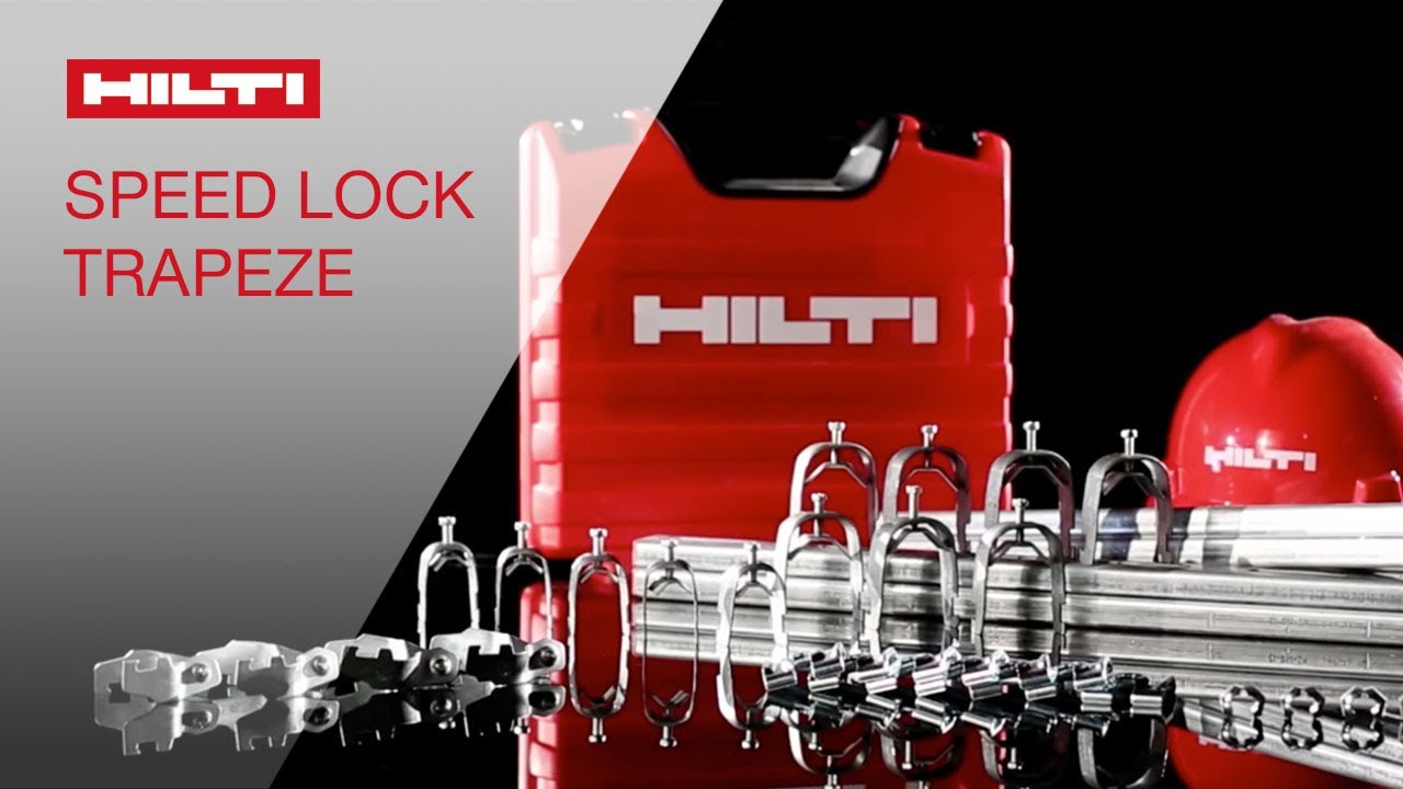 COMPARISON of Hilti's innovative Speed Lock Trapeze System going head-to-head with industry standard