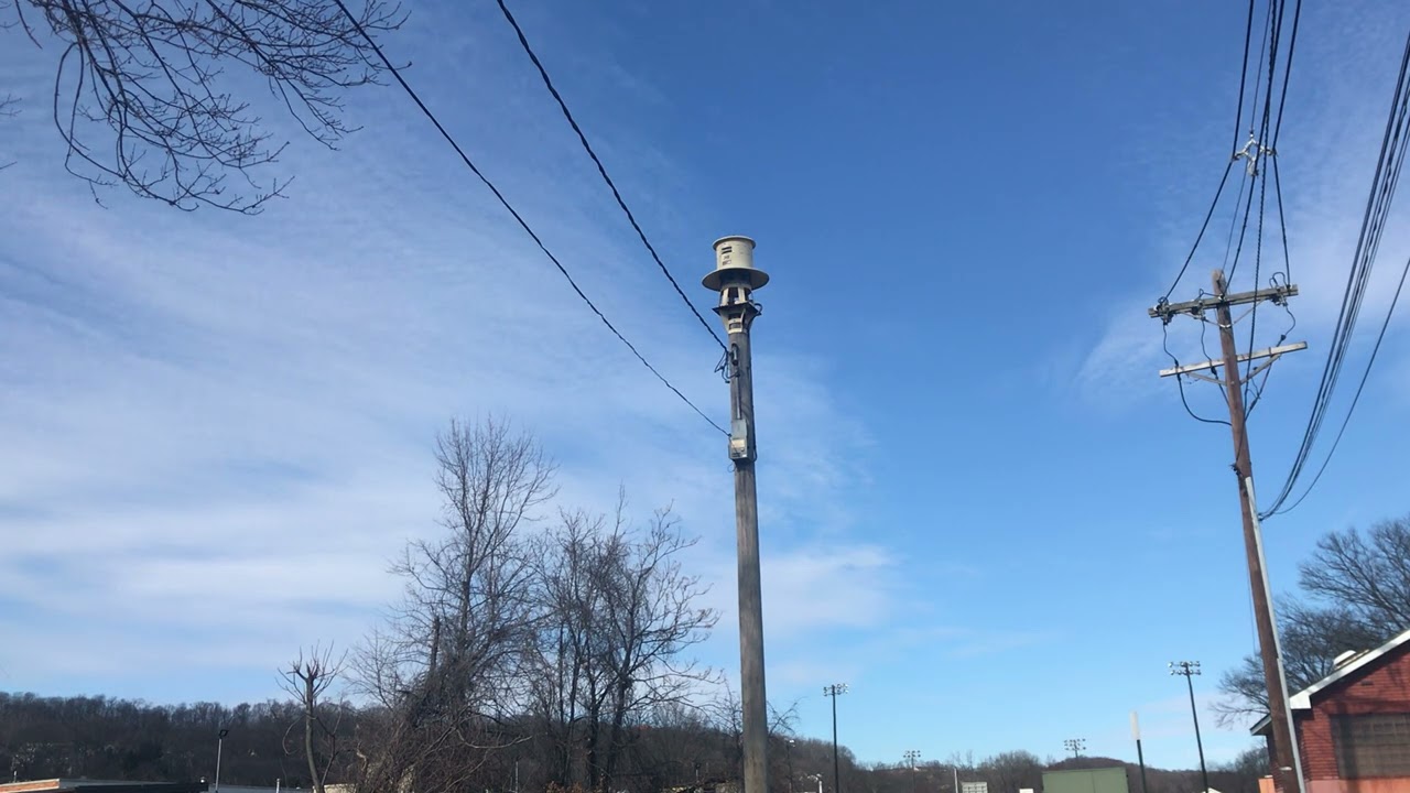 Sentry Siren 3V8, Short Alert, (Hawthorne, New Jersey)