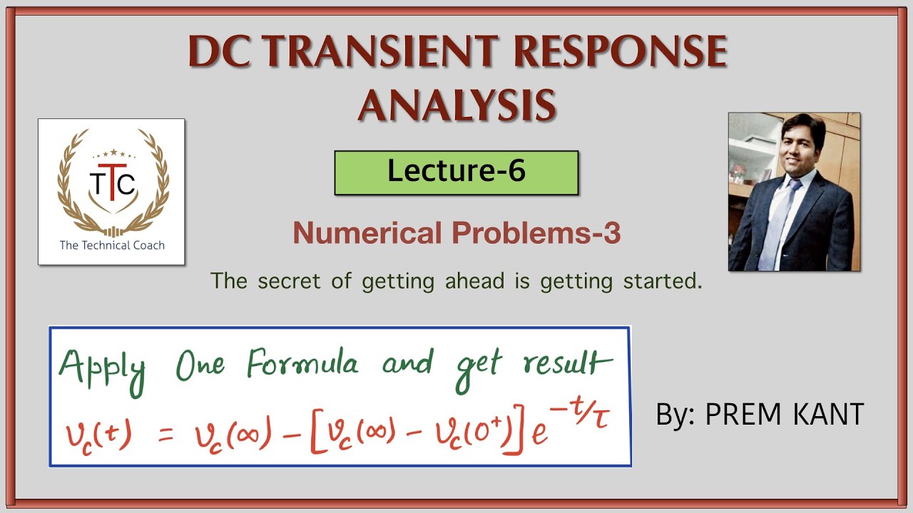 Transient response analysis (Lecture-6) NUMERICAL PROBLEMS-3