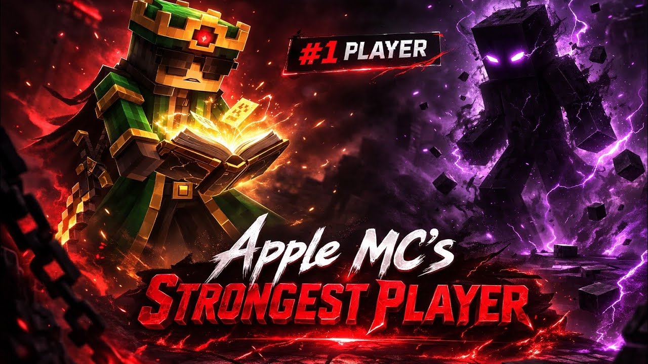 I found strongest player 👿bese in Apple mc server 💲