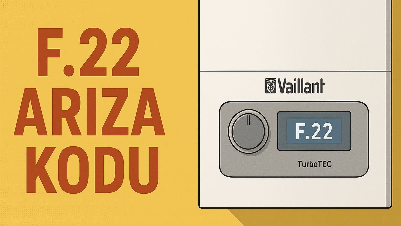 Kombi Su Dolum Vanası Nasıl Değiştirilir? F.22 Arıza Kodu &Ccedil;&ouml;z&uuml;m&uuml;!