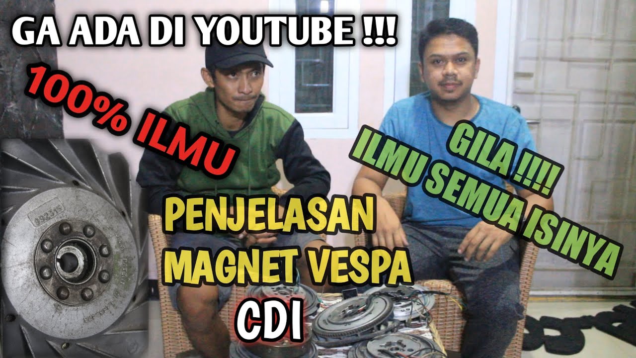 PERBEDAAN DAN PENJELASAN MAGNET VESPA CDI, GILA!!! ILMU SEMUA ISINYA. ANAK VESPA WAJIB NONTON 100%