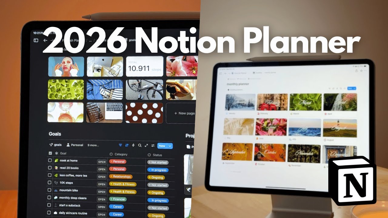 Организуйте жизнь в Notion в 2026 году 💻 Планировщик тура