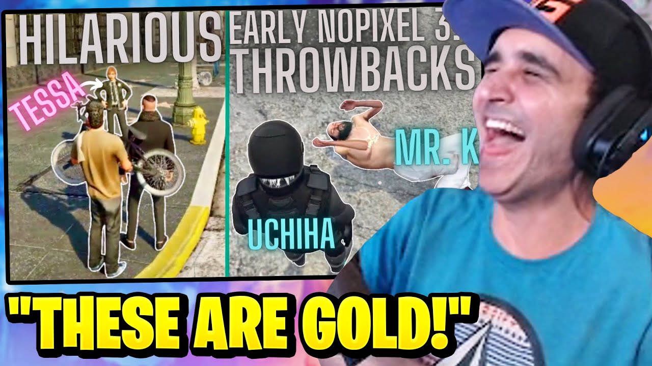 Summit1g Reacts to HILARIOUS Early NoPixel 3.0 Throwback Clips #1!