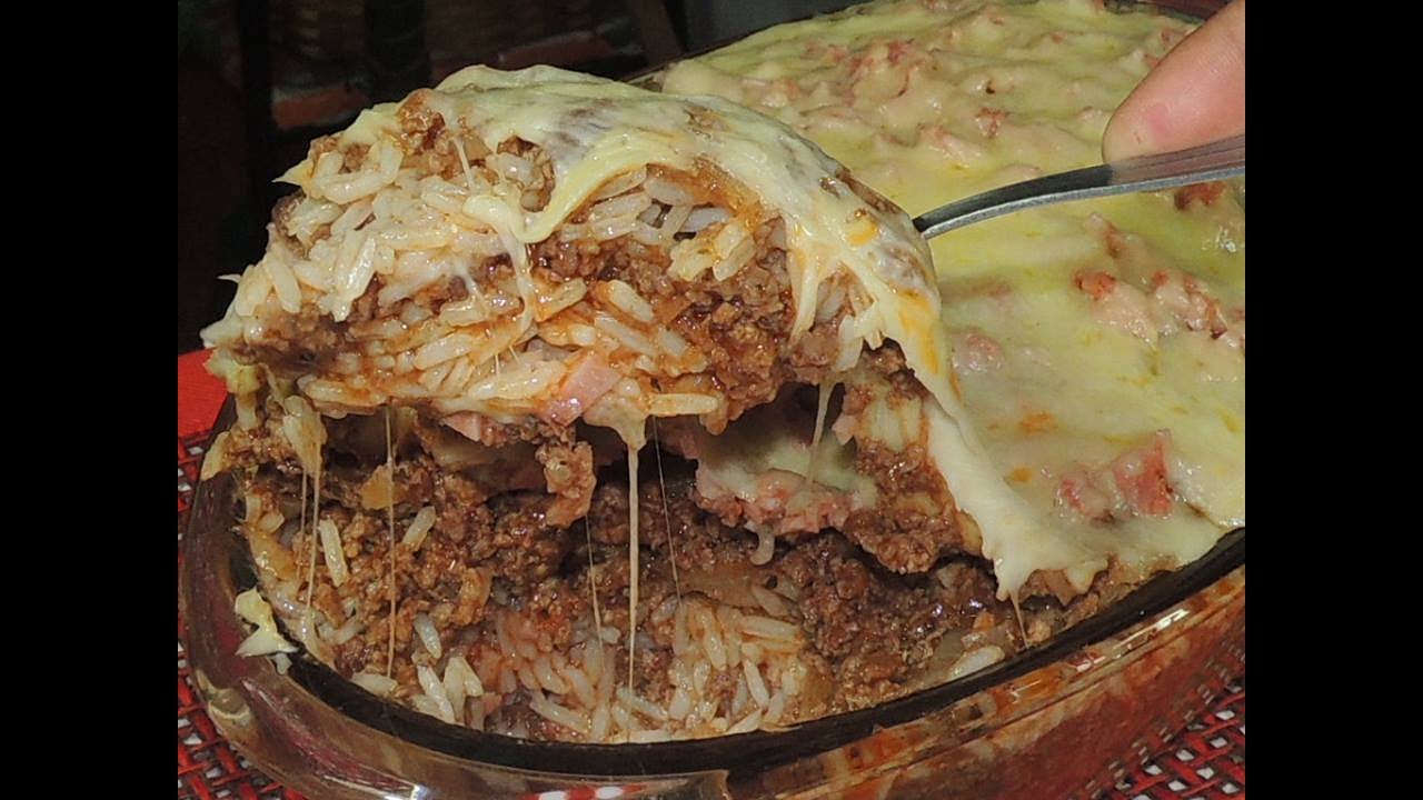 LASANHA DE ARROZ A BOLONHESA