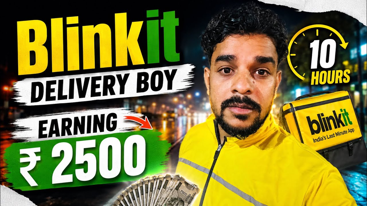 Blinkit Delivery Boy 10 Hours Earning ₹ 2500 💸 || Delivery Boy | #blinkitdeliveryboyjob 