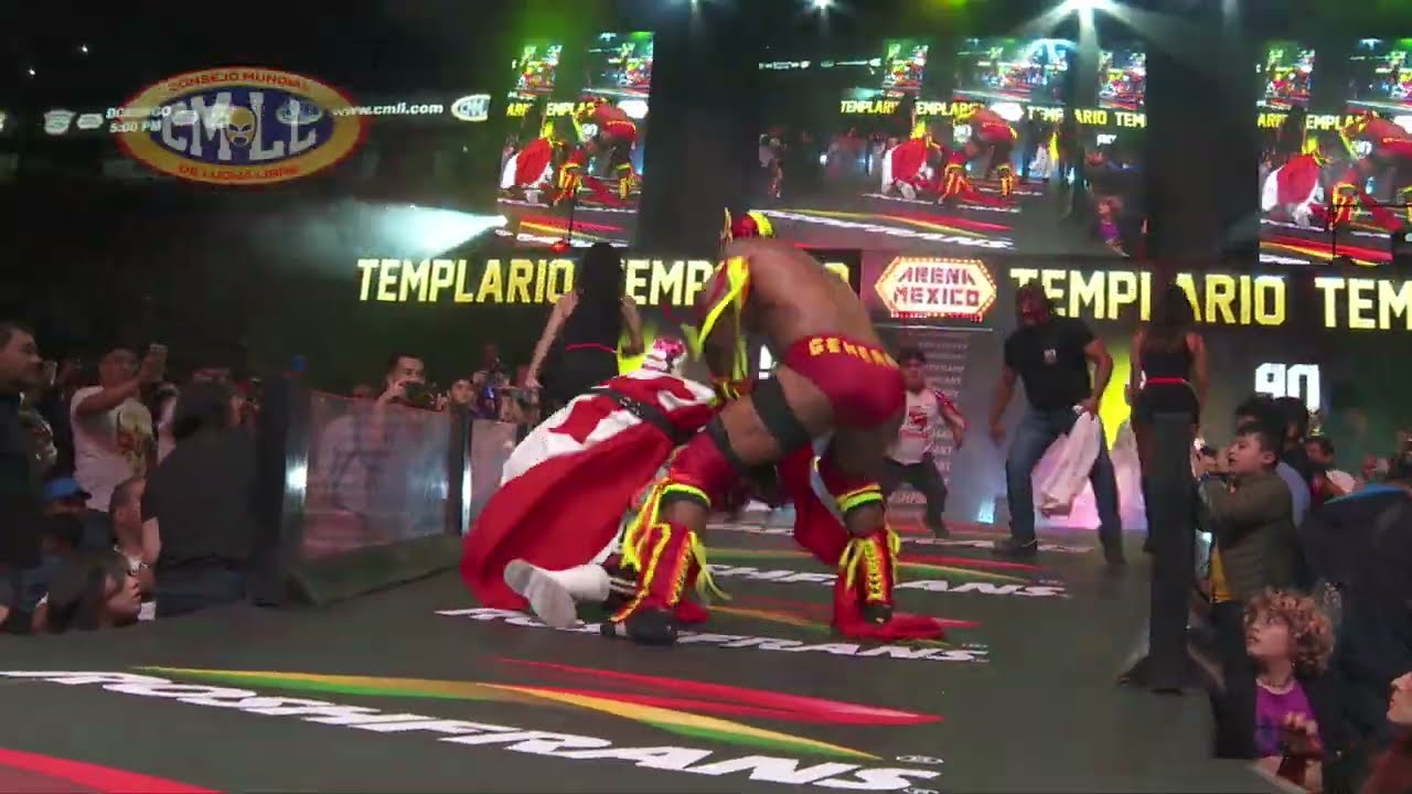 CMLL 90 ANIVERSARIO  / MÁSCARA VS MÁSCARA/ TEMPLARIO VS DRAGÓN ROJO JR. /ARENA MÉXICO/16-09-23