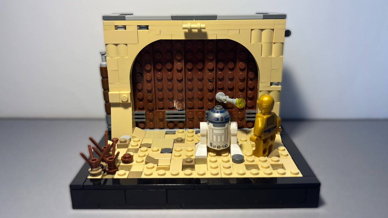 LEGO Star Wars - Jabba palace's Door Diorama | MOC