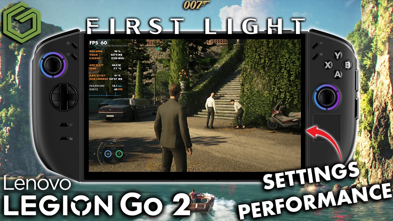 Тест Legion Go 2 Z2E Gaming Test - 007 First Light - Производительность и настройки