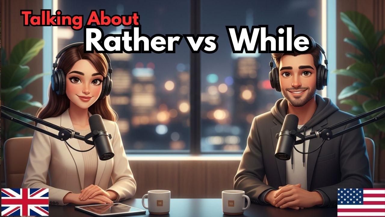 Rather Than vs While in English | Easy English Conversation Practice