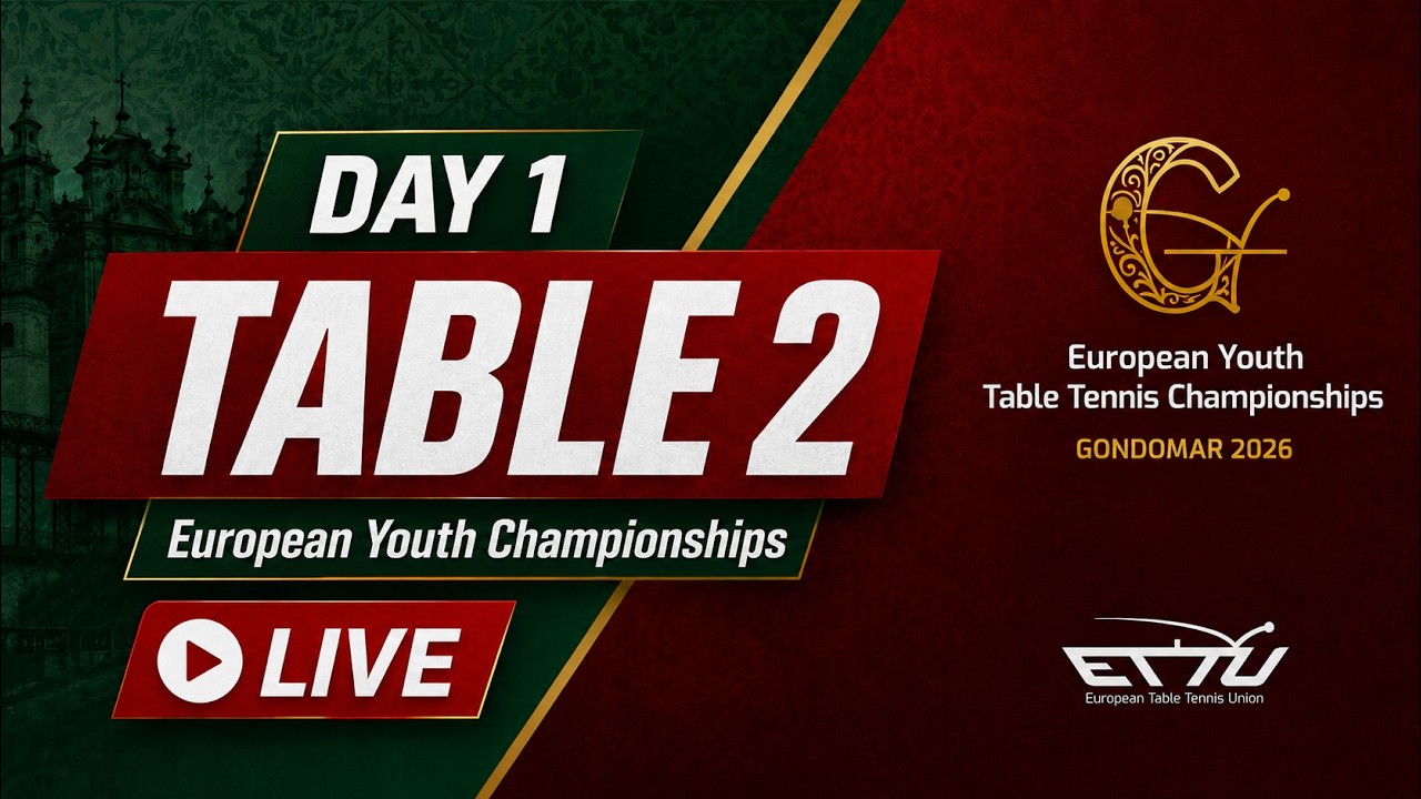 European Youth Championships 2026 | Day 1 | Table 2 | Session One