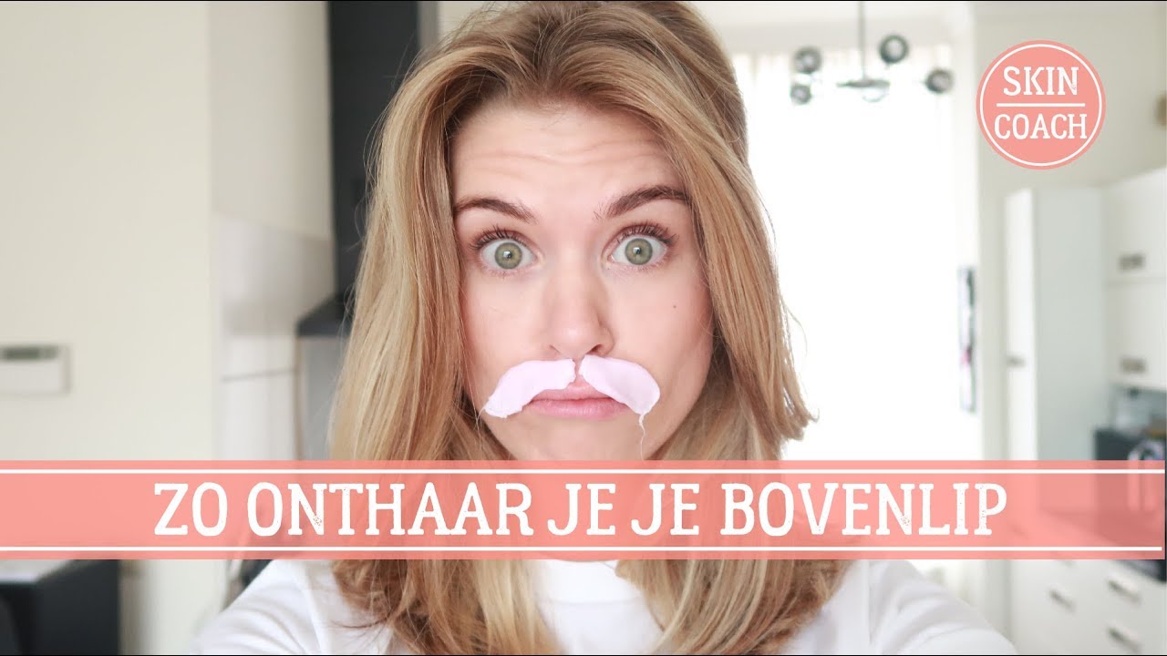 HELP EEN SNOR! ZO ONTHAAR JE JE BOVENLIP | DE SKINCOACH VLOG #30