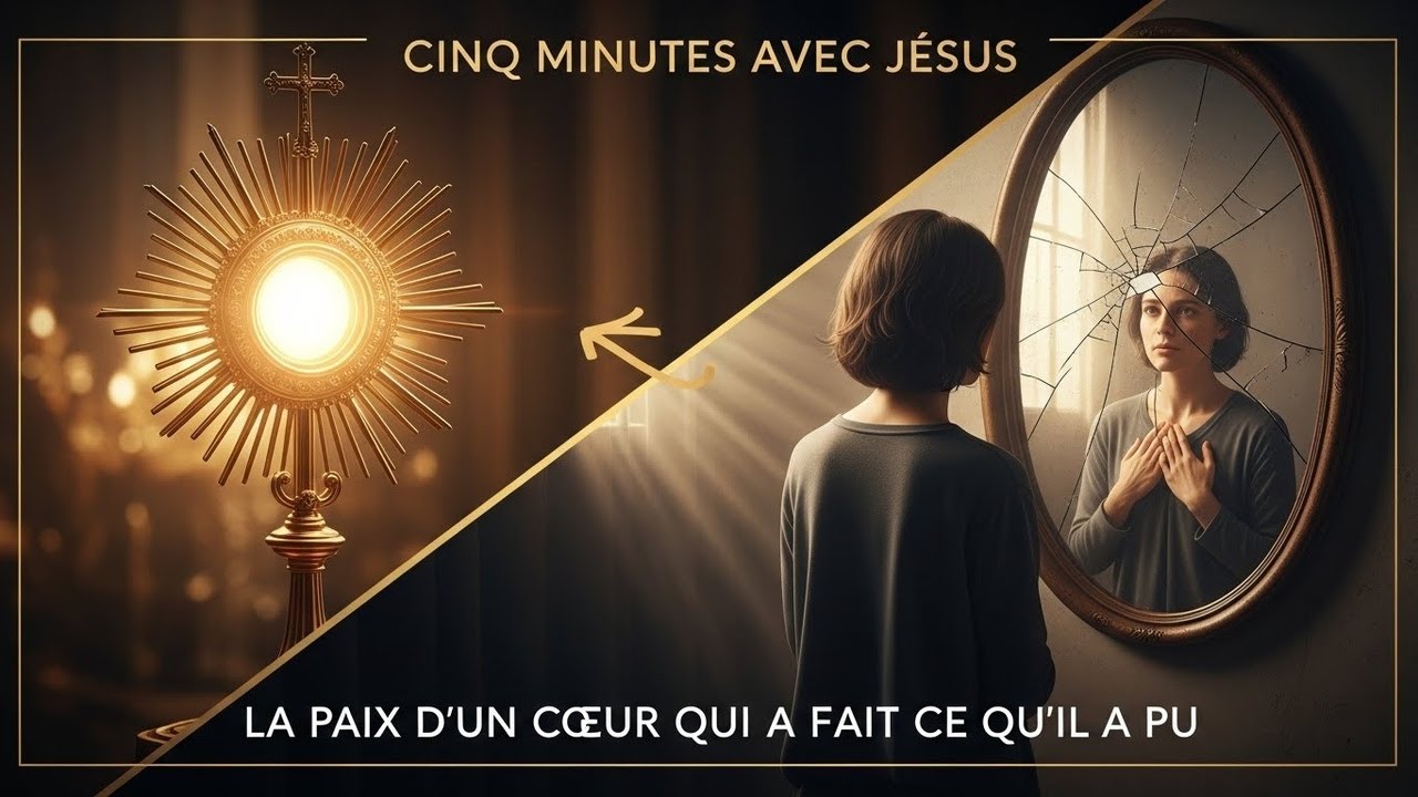 Cinq Minutes avec Jésus au Saint-Sacrement : La paix d'un cœur qui a fait ce qu'il a pu.