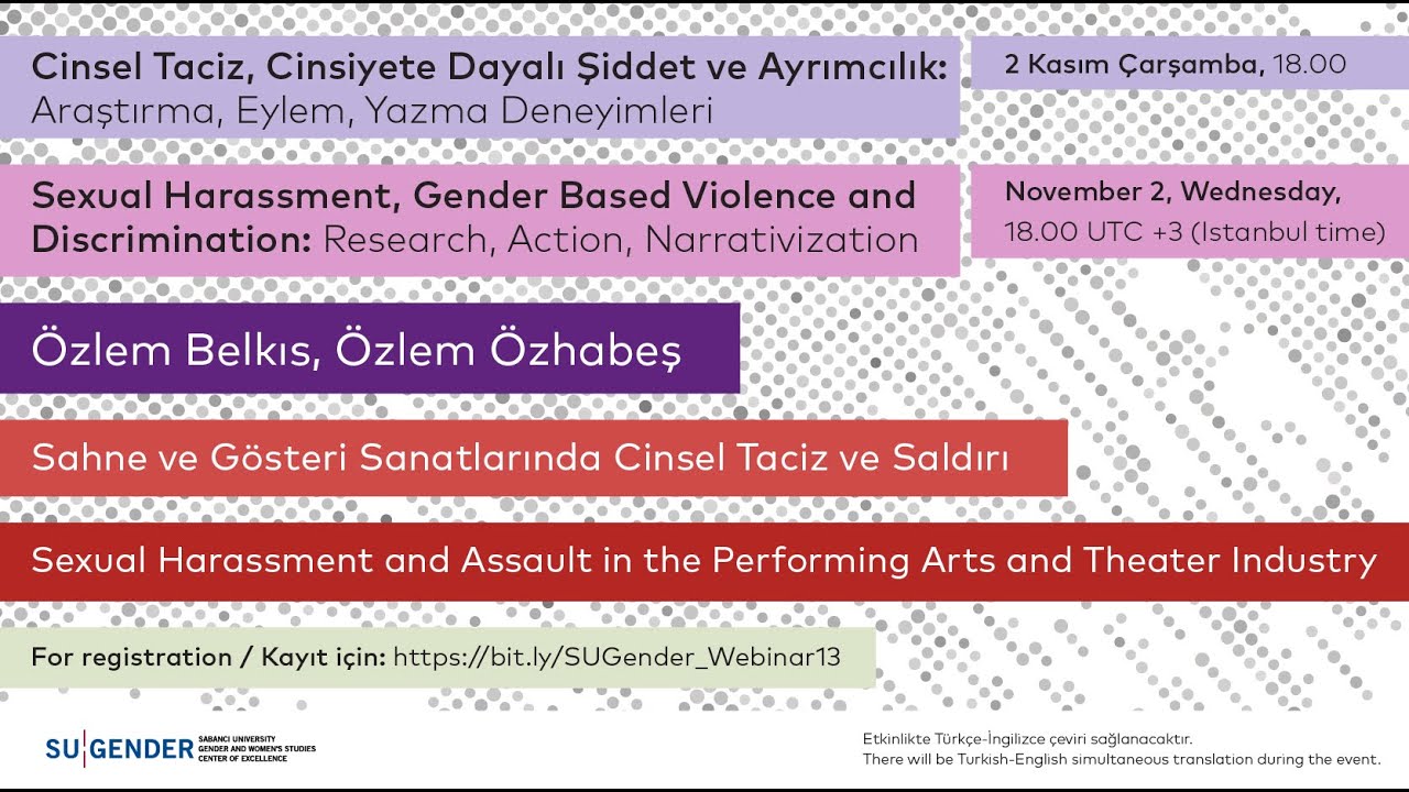 Cinsel Taciz, Şiddet, Ayrımcılık/Sexual Harassment, Violence, Discrimination 13:Ö. Belkıs, Ö.Özhabeş