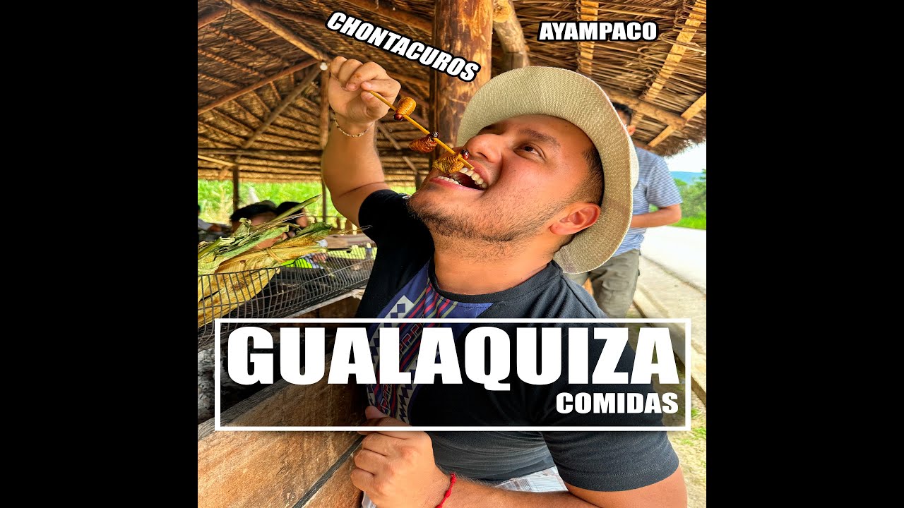 Me fui a GUALAQUIZA y PROBÉ estas 6 COMIDAS 😊!!!