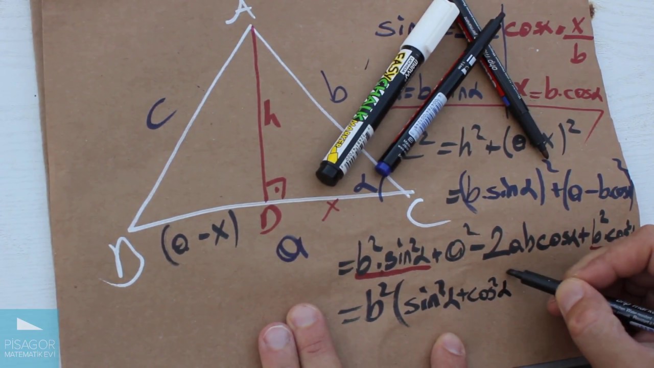Kosinüs Teoremi ve İspatı - Matematik ve İspat
