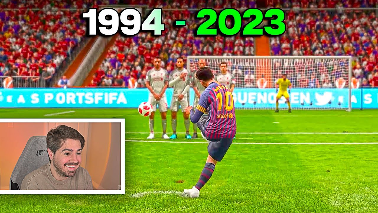 TODAS COBRANÇAS DE FALTA NO FIFA! DO FIFA 1994 ATÉ FIFA 2023!