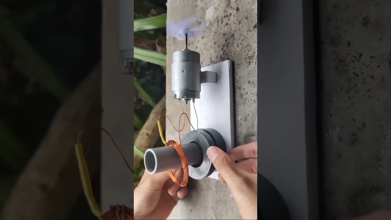 Mıknatıs + bobin + hareket elektrik &uuml;retme