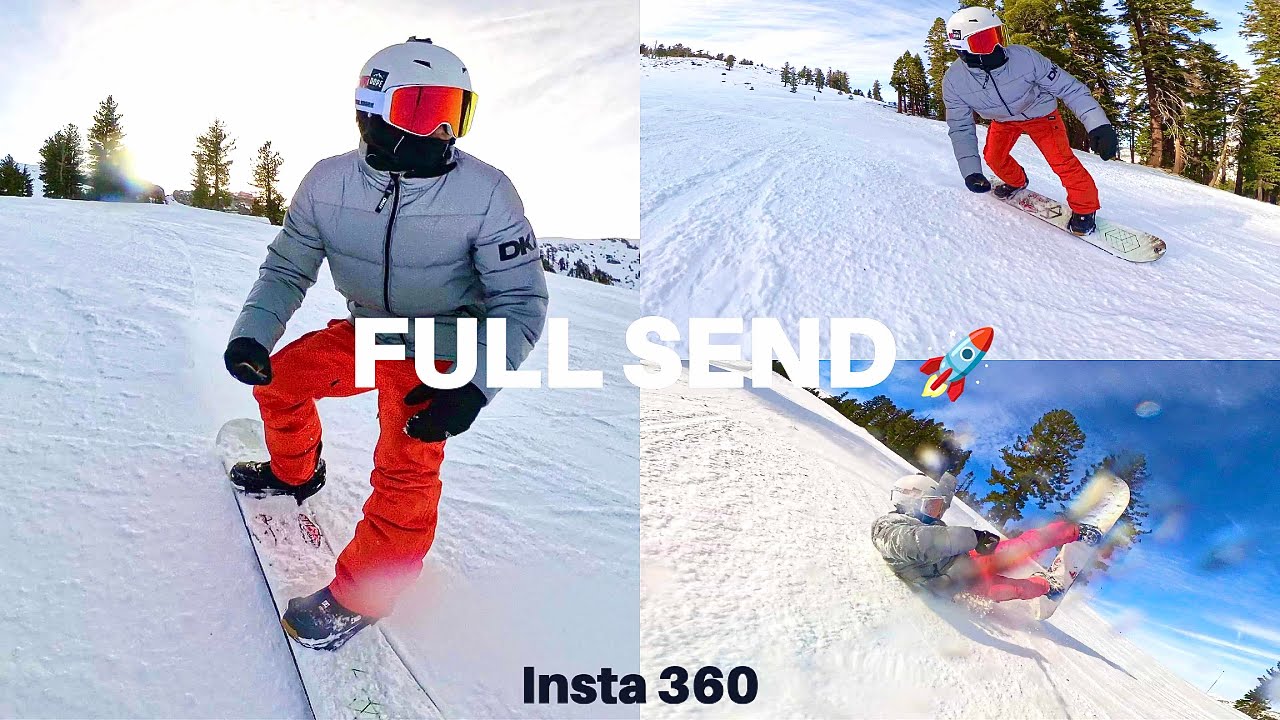 Snowboarding at Kirkwood Mountain Ski Resort [ Insta360 POV ] December 2024