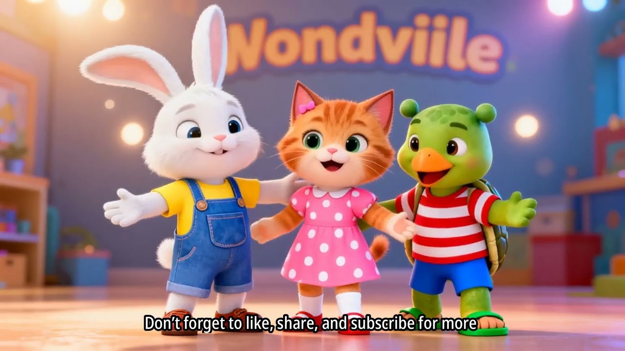 “Sharing Makes Us Happy! 🐰 Fun Story for Kids | NEELU WONDERVILLE”