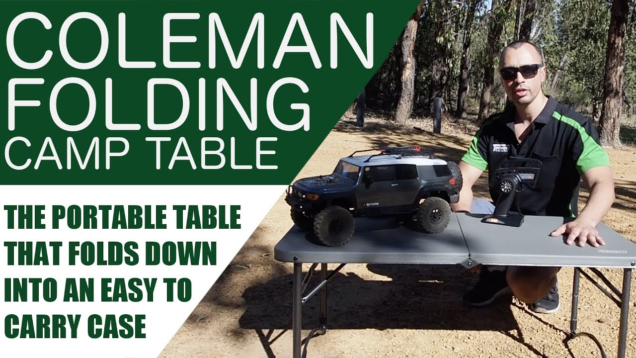 Coleman Deluxe Utility Table - Strong Lightweight Vacuum Moulded Table Review