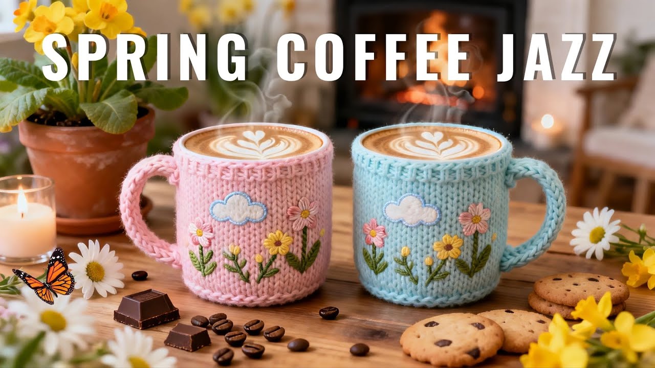 Positive Bossa Nova ☕ Cozy Spring Coffee Shop Music for Relax, Study & Focus
