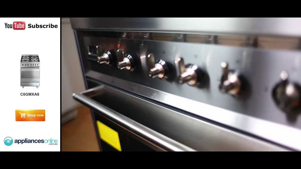 Отдельно стоящая двухтопливная духовка/плита Smeg C6GMXA8 от эксперта — Appliances Online