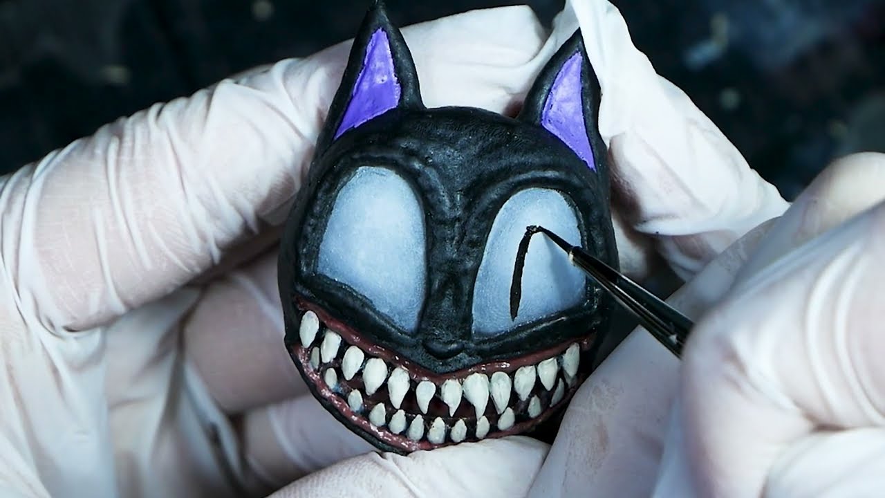 Реалистичная Cartoon Cat скульптура Timelapse Тревор Хендерсон