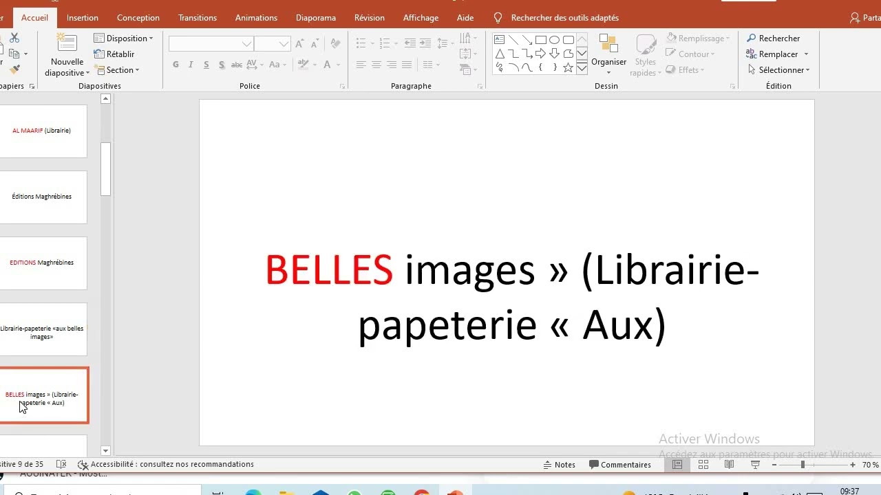 G E D CLASSEMENT IDEOLOGIQUE
