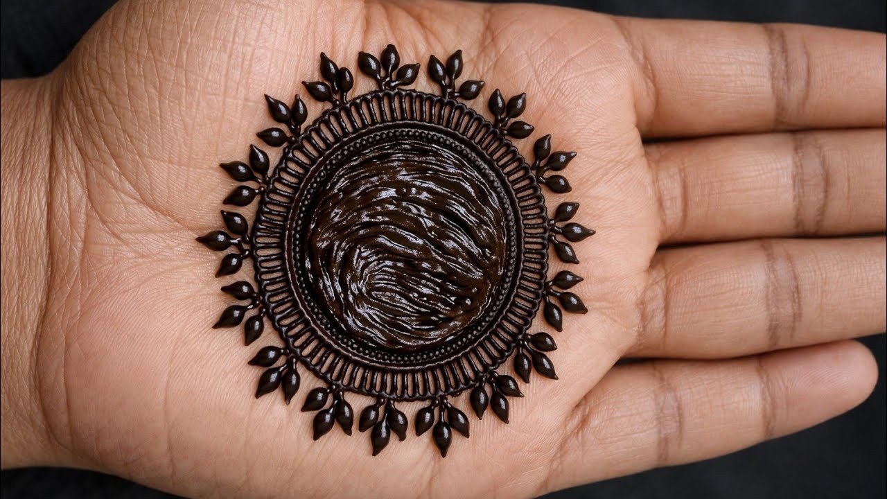 Very easy holi special mehndi design 😱// होली में बनाओ सुंदर मेहंदी डिजाइन// Stylish mehndi design 