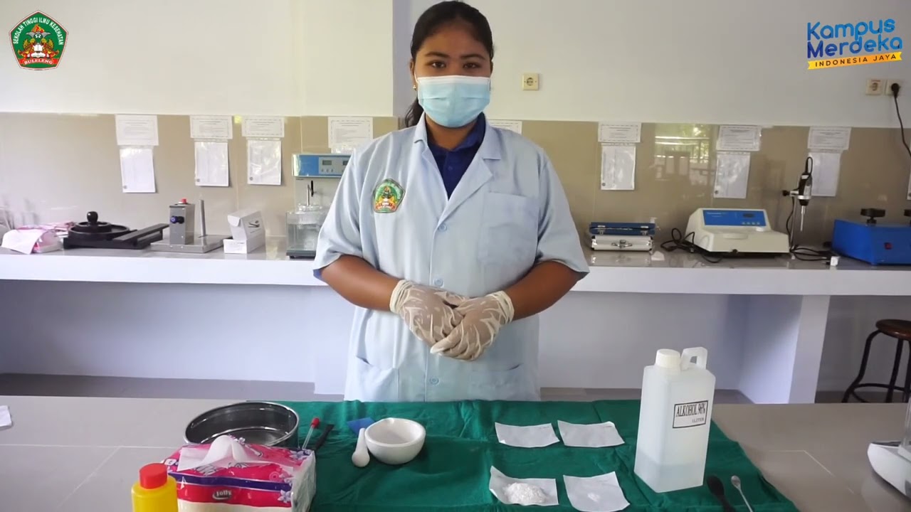 Video Praktikum - Pembuatan Sediaan Bedak