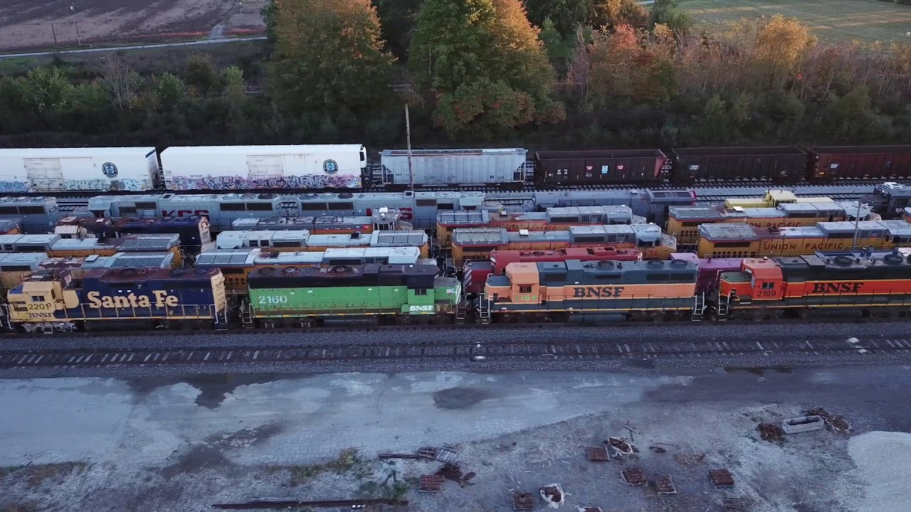 Locomotive Graveyard in Lordstown Ohio