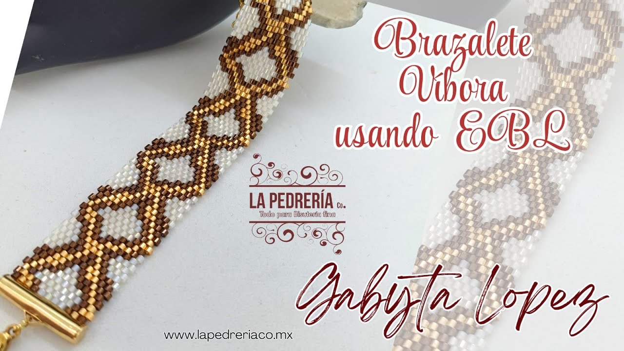 #pasoapaso #tendencia #facil #diy #brazalete #EBL #easybeadliner #peyote #animalprint #vibora