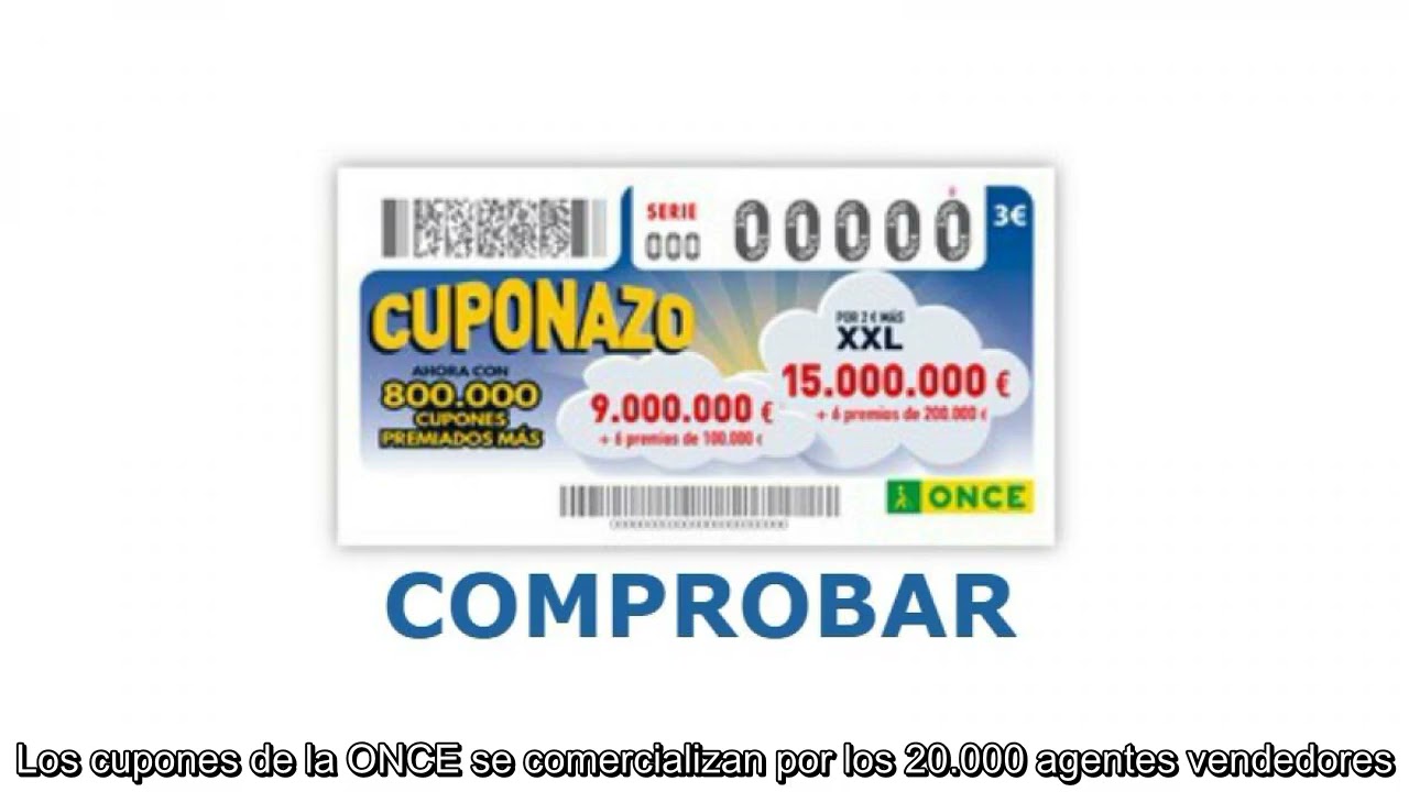 ✅  Comprueba los resultados del Cuponazo de la ONCE del viernes 9 de abril de 2021.