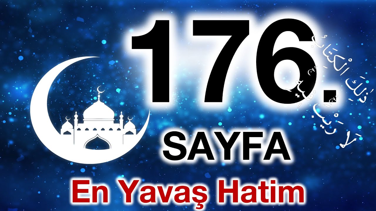 Kuran 176. sayfa / Enfal Suresi 1. sayfa / yavaş okuyuş 9. cüz 176. sayfa / ok takipli 176. sayfa