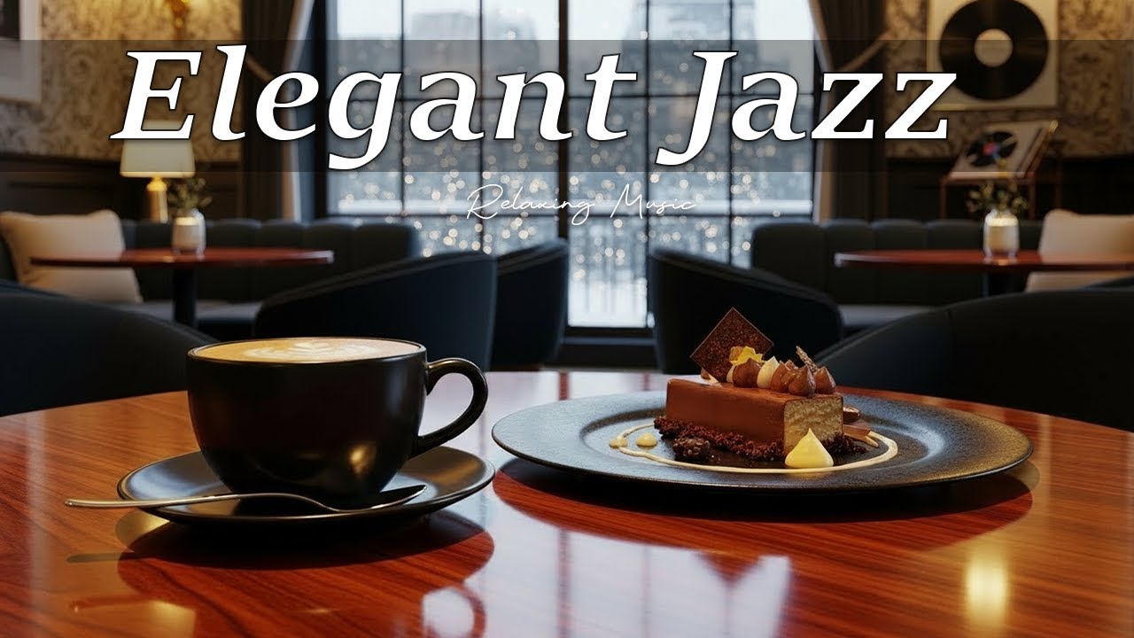 Elegant Jazz Music☕ Smooth Jazz & Bossa Nova Instrumental Music for Relaxing, Studying & Working