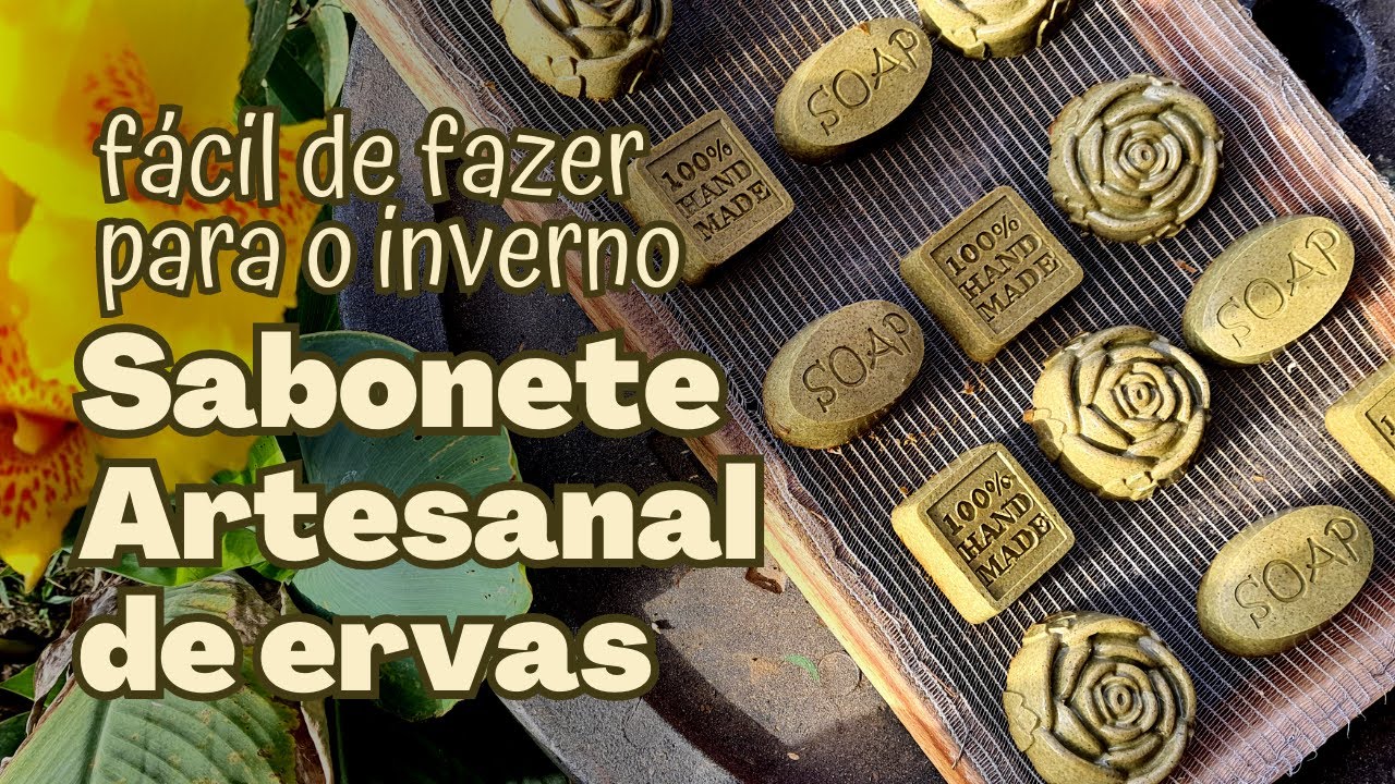 SABONETE ARTESANAL PARA O INVERNO - FÁCIL E RÁPIDO DE FAZER