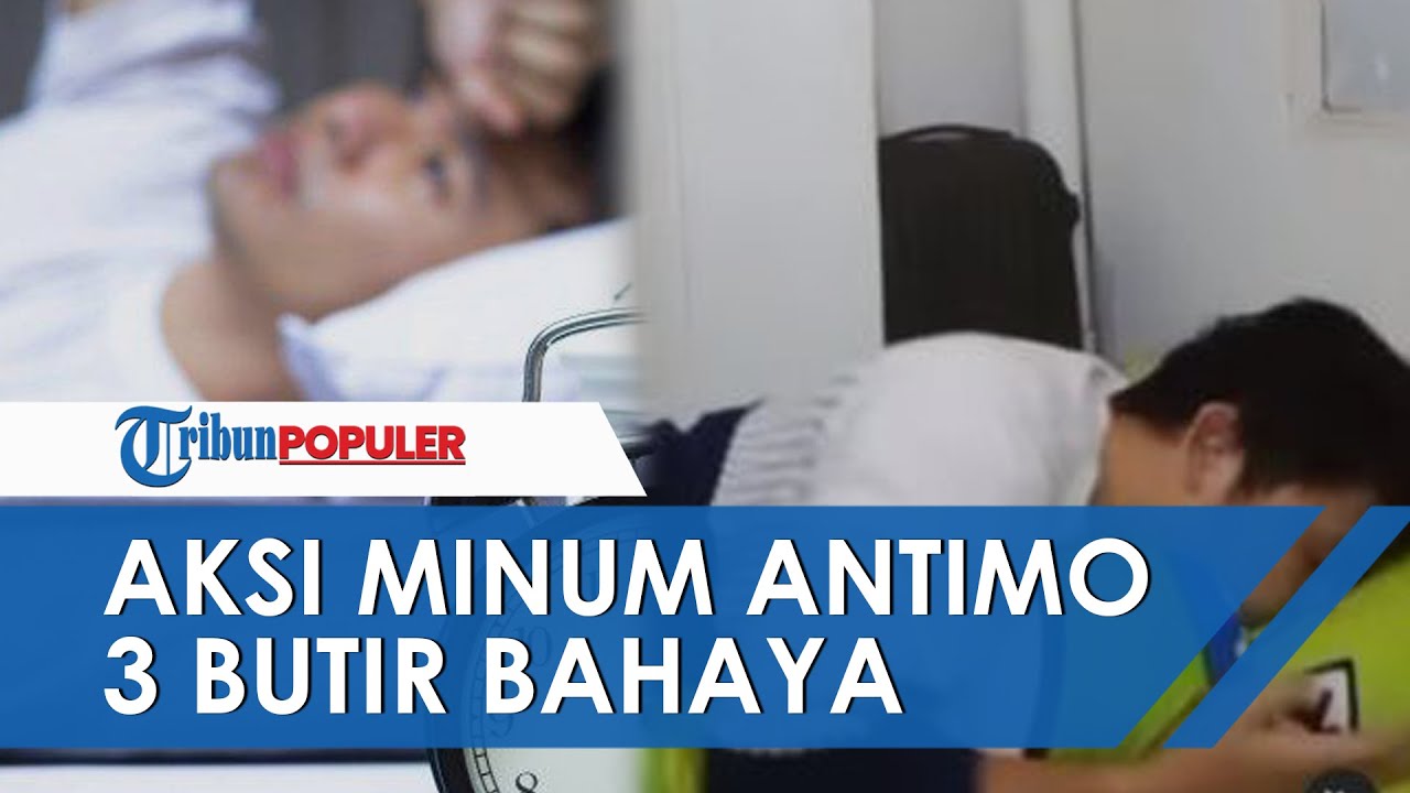 🔴 Aksi Pria Minum Antimo 3 Butir Viral, Diduga Stres dan Susah Tidur
