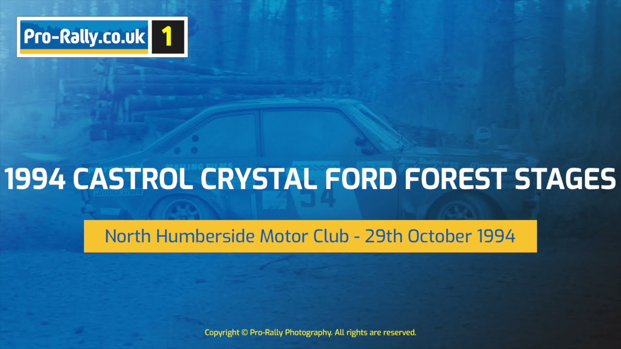 1994 Castrol Crystal Ford Forest Stages Rally